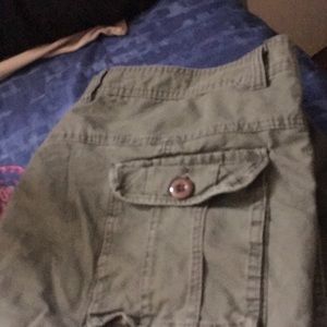 Army green cargo pants